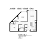 Floor plan: A1MD
