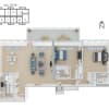 Floor plan: B9-1400SF-3B-5B-Classic