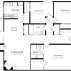 Floor plan: 3x2 Nichols
