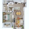 Floor plan: 1B