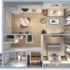 Floor plan: 1x1