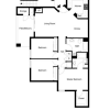Floor plan: Three Bedroom
