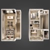 Floor plan: The Barnett Brownstones