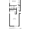 Floor plan: 1 Bedroom