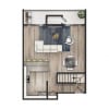 Floor plan: The Wexler II Newly Renovated