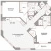 Floor plan: 2x2 Balcony