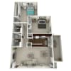 Floor plan: Woodcrest- 2 Bed 2 Bath