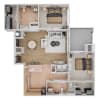Floor plan: B4 - Renovated