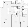 Floor plan: 2 Bed/2 Bath-F East Medley