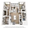 Floor plan: B1H