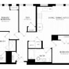 Floor plan: 2 Bed/2 Bath Den-D1