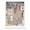 Floor plan: 1A-A