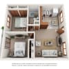 Floor plan: The Primrose w/ Patio