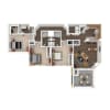 Floor plan: 3B3BP-PV3