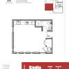Floor plan: Studio - 345 sqft