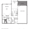 Floor plan: 1 Bedroom