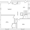Floor plan: 2 Bed-Babcock