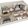 Floor plan: 1 BR Premier Summit