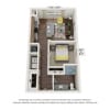 Floor plan: One-Bedroom (A0)