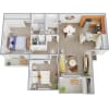 Floor plan: 2B Remodel