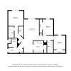 Floor plan: Three Bedroom