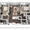 Floor plan: 2BA