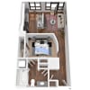 Floor plan: Junior One Bedroom