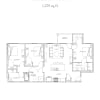 Floor plan: 3A-HC