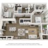 Floor plan: 2B - Wynbrook
