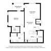 Floor plan: One Bedroom B