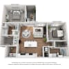 Floor plan: Silver Oak 6B3