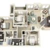 Floor plan: Three Bedroom