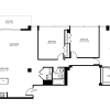Floor plan: 3 Bedroom, 2 Bath 1570 SF 32C