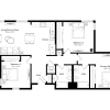 Floor plan: Unit F