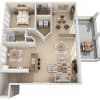 Floor plan: Peach