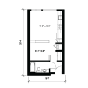 Floor plan: Executive Studio B5