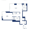 Floor plan: 1 Bed 1 Bath N