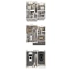 Floor plan: TH 2x2 1420 SF