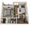 Floor plan: A1 MOD E