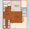Floor plan: A1-S 1x1