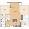Floor plan: 2 Bed/2 Bath-B3a
