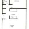 Floor plan: 1 Bedroom 1 Bath