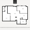 Floor plan: 2 Bedroom 1 Bath