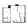 Floor plan: 2x2 A