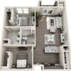 Floor plan: B2B