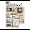 Floor plan: 83-B1