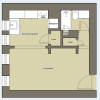 Floor plan: Studio