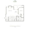 Floor plan: One Bedroom 795