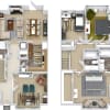 Floor plan: Buxton Townhouse with Den