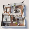 Floor plan: 2 Bed 1 Bath